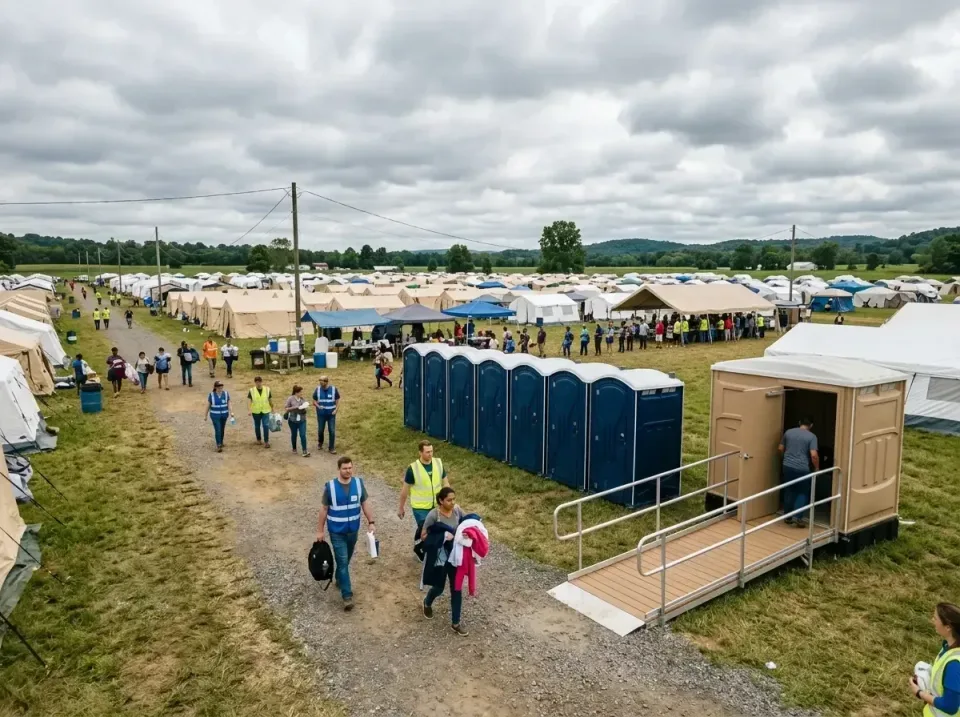 disaster-relief-camp-restrooms-010 — frequently asked questions, Dumpster & Portable Bathrooms Rental in O'Fallon, IL
